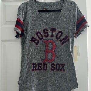 Boston Red Sox Women's V-Neck Top